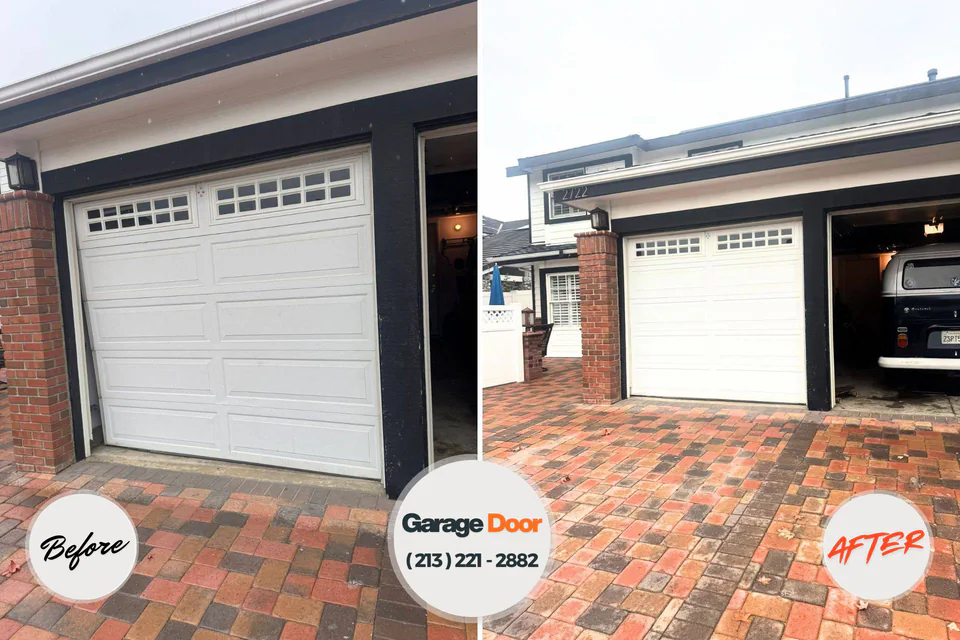 Before and after: garage door repair near me Germantown Hills